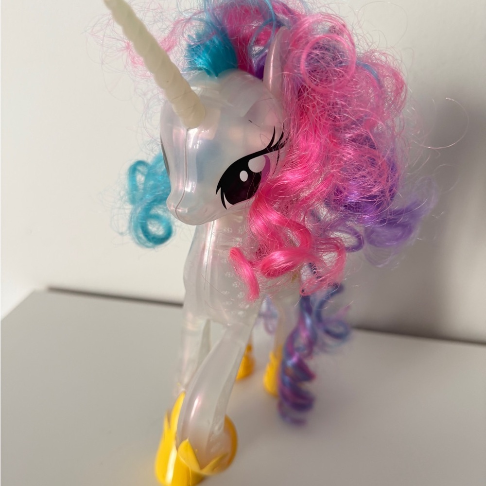 Magical Pink and Blue Unicorn Toy - Picture 3 of 5
